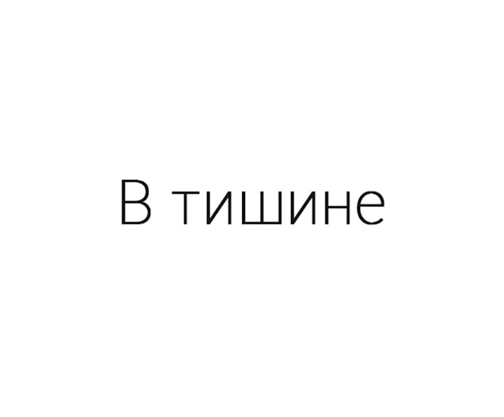 В тишине